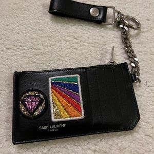 Saint Laurent Multi Patch Wallet Cardholder